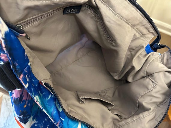 Kipling Large Multicolor Print Palm Tree Weekend … - image 3