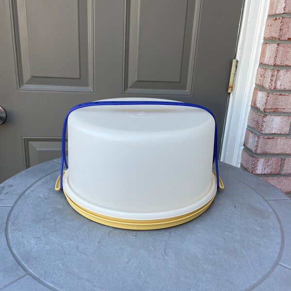 Tupperware Round Cake Holder - Etsy