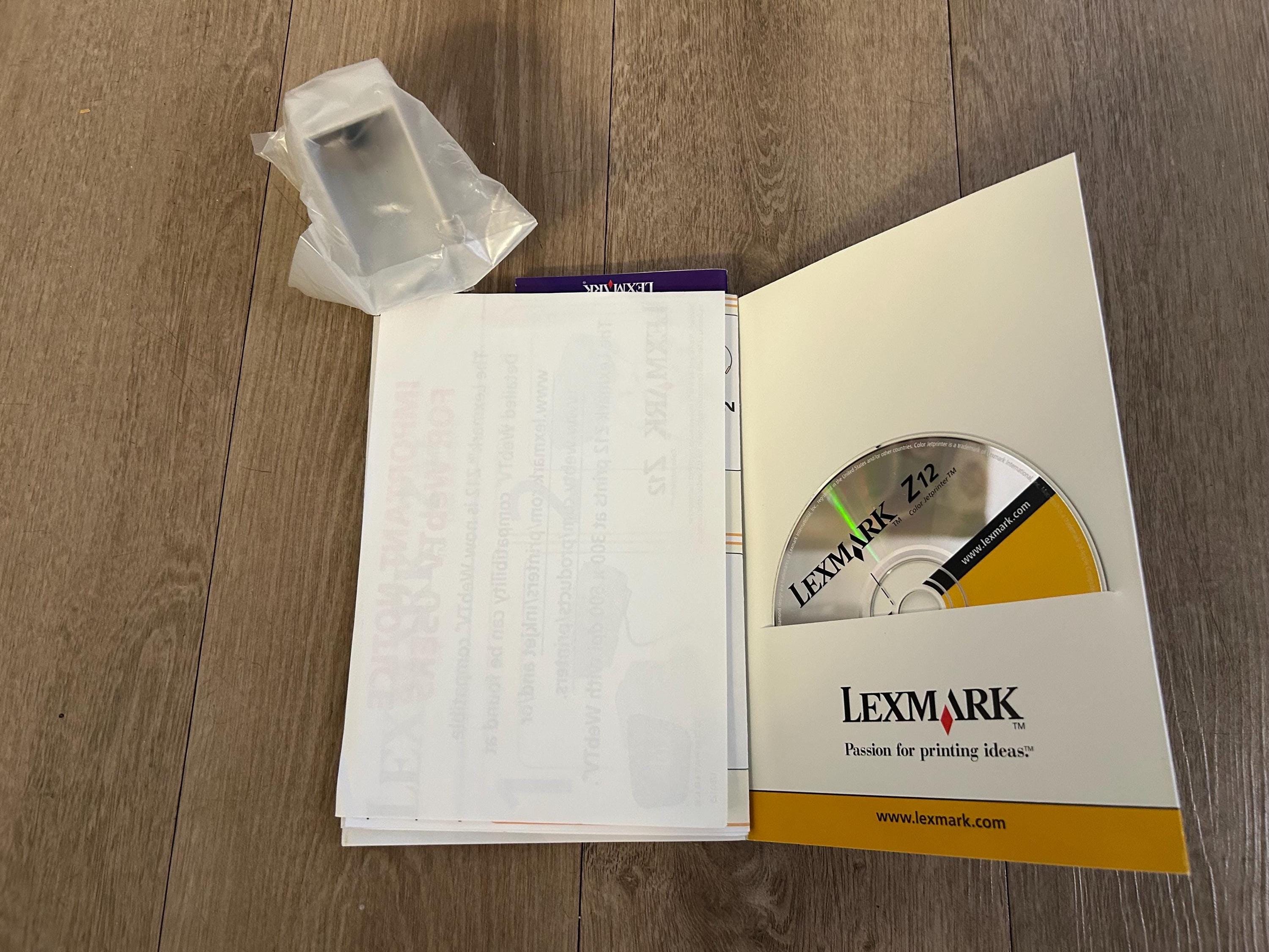 【中古】Drawgraphic (スリムパッケージ版) Vintage Lexmark Z12 Color Jet Printer - Open Box, 1200 DPI - Etsy