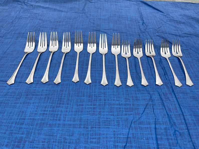 Rogers Triumph Stainless China Flatware 31 Piece Etsy