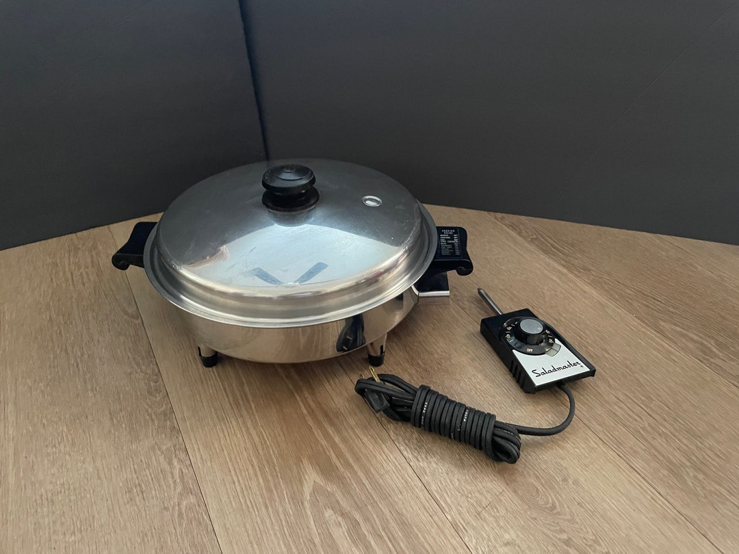 Vintage Saladmaster 11 Electric Stainless Steel Skillet 7815E Etsy