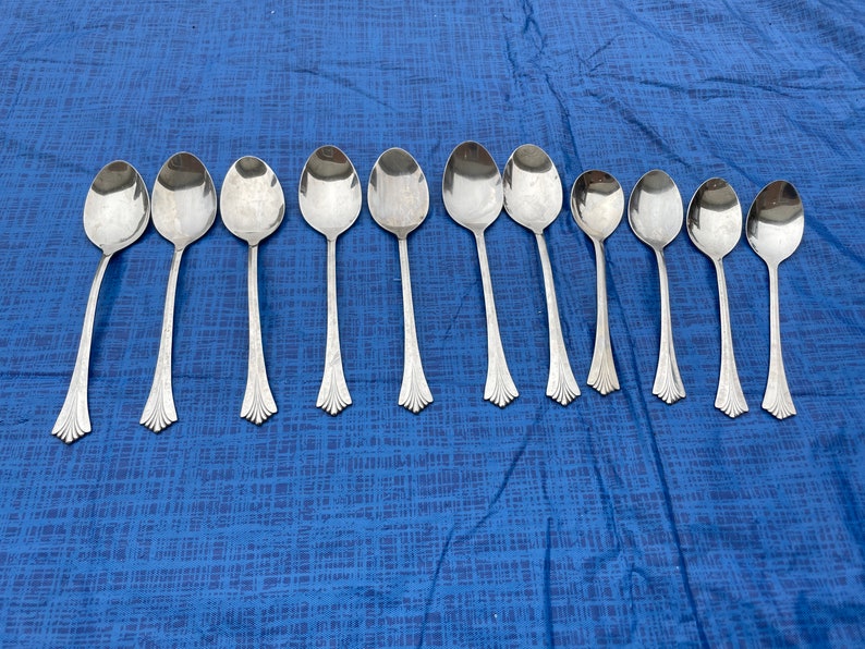 Rogers Triumph Stainless China Flatware 31 Piece Etsy