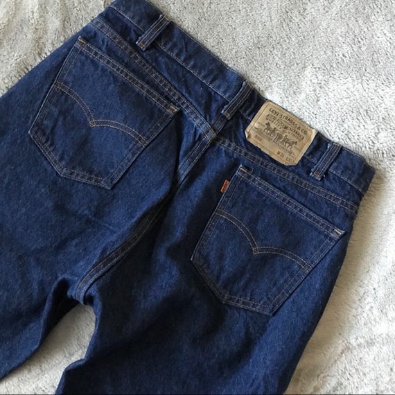 Vintage Men Levi’s 505 Orange Tab Blue Jeans 90s - image 2