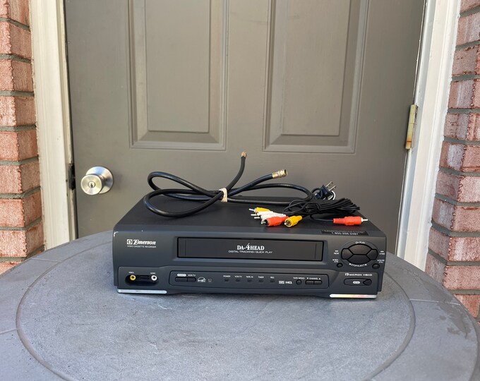 Vintage Emerson Video Cassette Recorder EWV401 VCR Player Etsy
