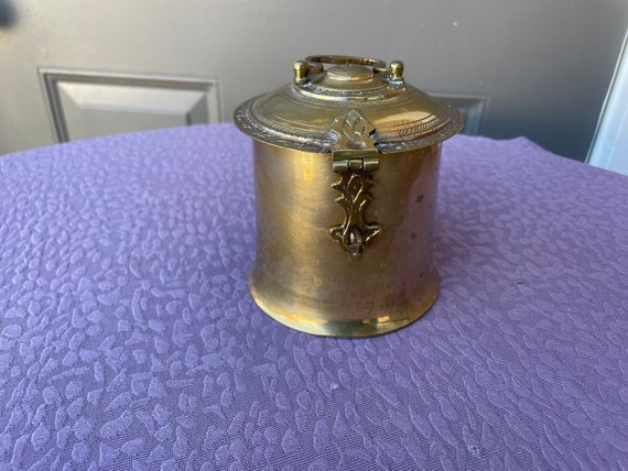 Mottahedeh Brass Tea Caddy Made in India 