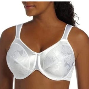 Bali Satin Tracings Minimizer Underwire Coverage Bra