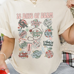 Dermatology Christmas shirt for dermatology nurse Christmas shirt for derm nurses holiday shirt for dermatologist Christmas shirt for nurse