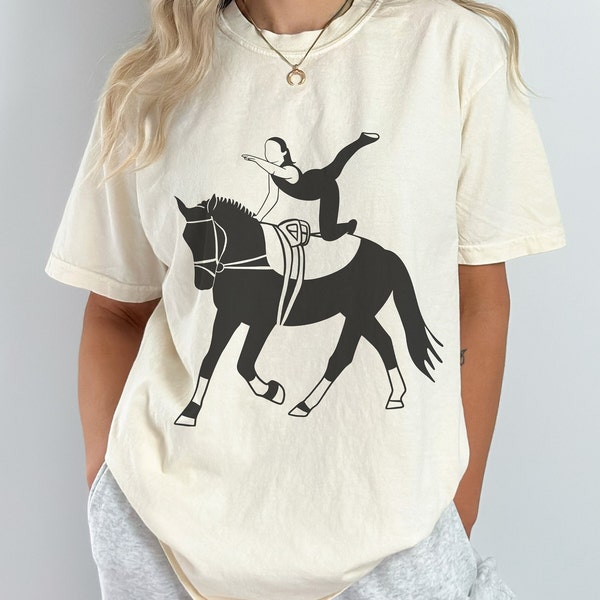 Horse vaulting shirt for lunger shirt for horse lover shirt for vaulting tshirt for lunger tshirt gift for horse vaulter shirt horse mom