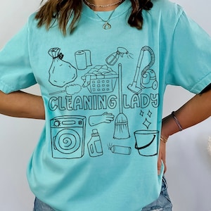 Cleaning Lady shirt Housekeeping shirt for women retro housekeeping tshirt for housekeeper shirt for housekeeper gift for women trendy shirt