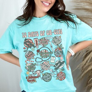OB Nurse Shirt Obstetrics Clinic Shirt Ob Christmas Shirt Ob Gyn Clinic ...
