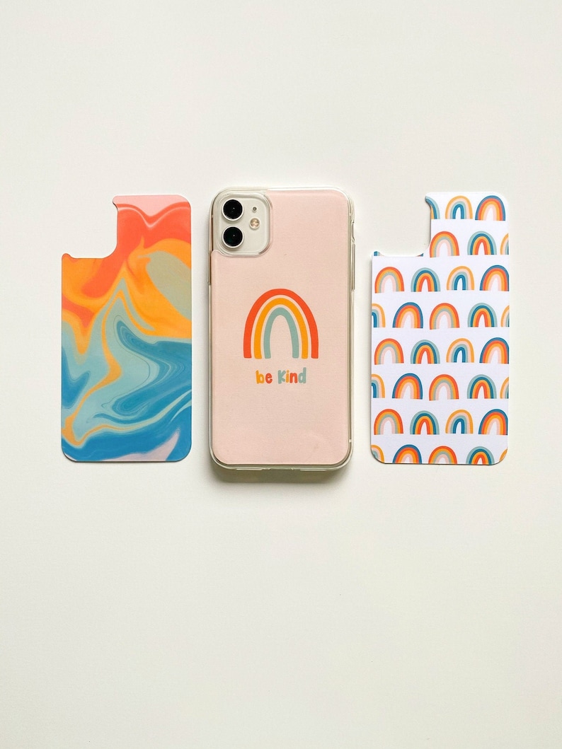 The Rainbow Pack - Collection of 3 Interchangeable Phone Case Inserts - JUST IN CASE 
