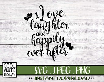 & Mrs Happily Ever After SVG File Mother's Day Father's Day Create a Personalized Photo Gift for a Wedding or Anniversary Mr
