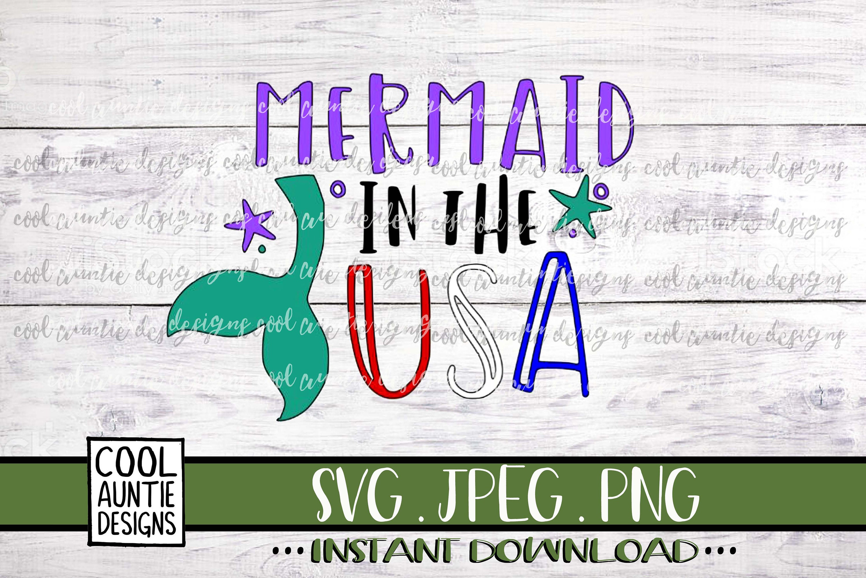 Free Free 115 Mermaid In The Usa Svg SVG PNG EPS DXF File