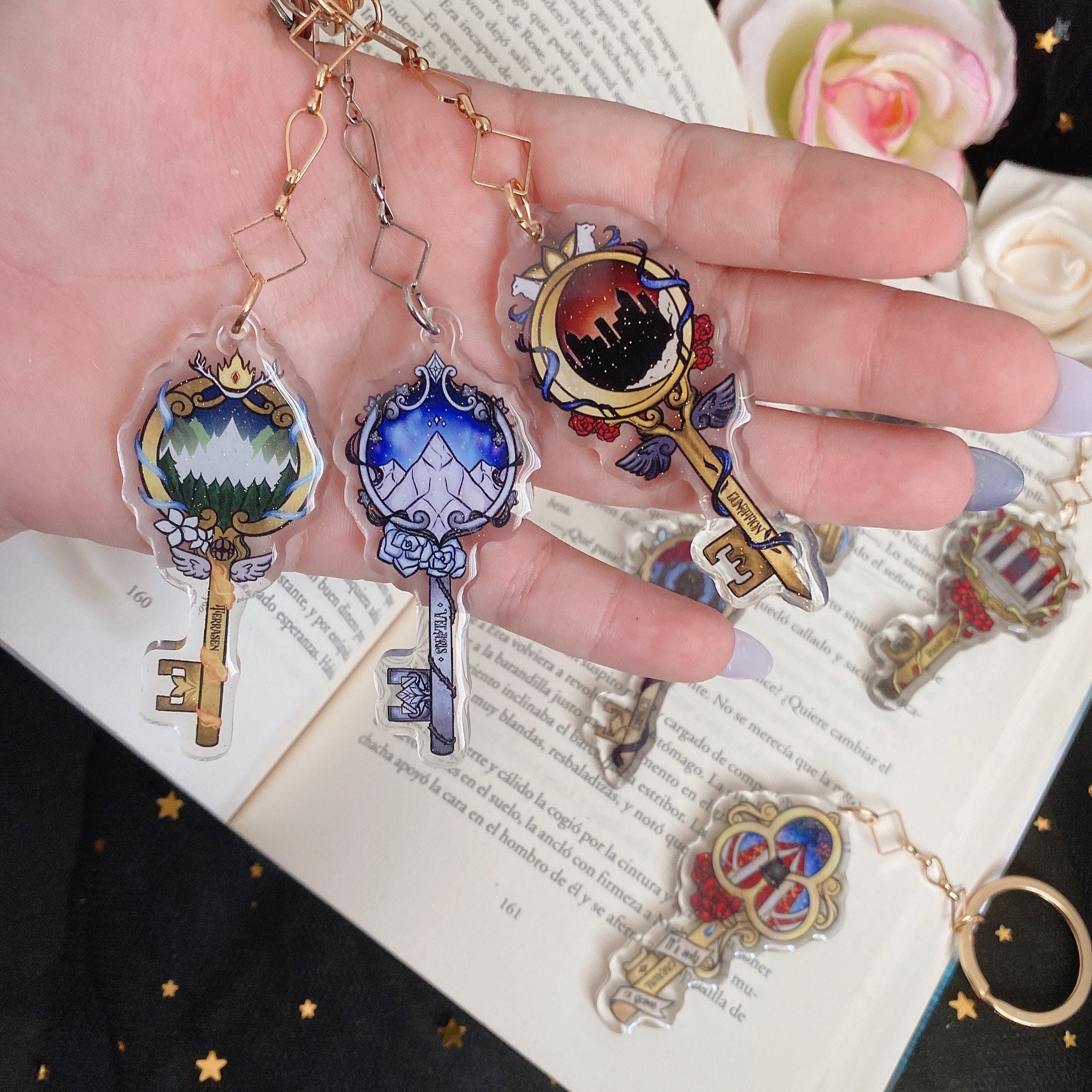 Keys to magical worlds collection: Keychains