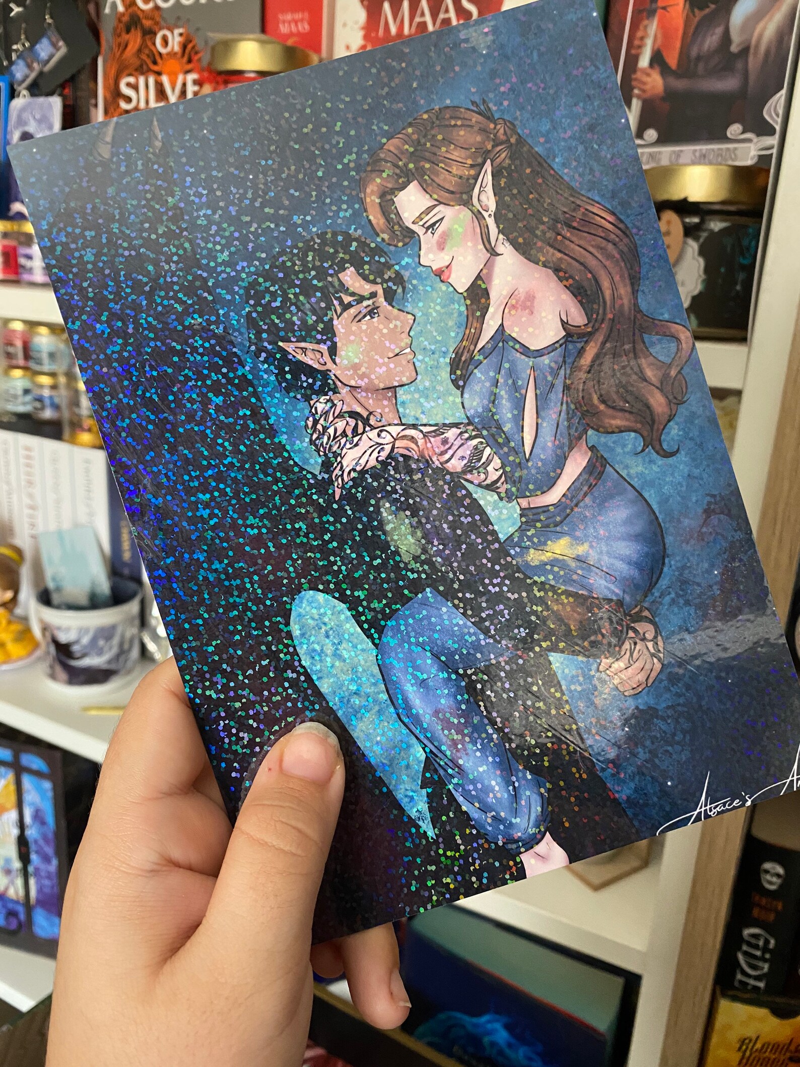 Custom Holographic Art Print. Etsy