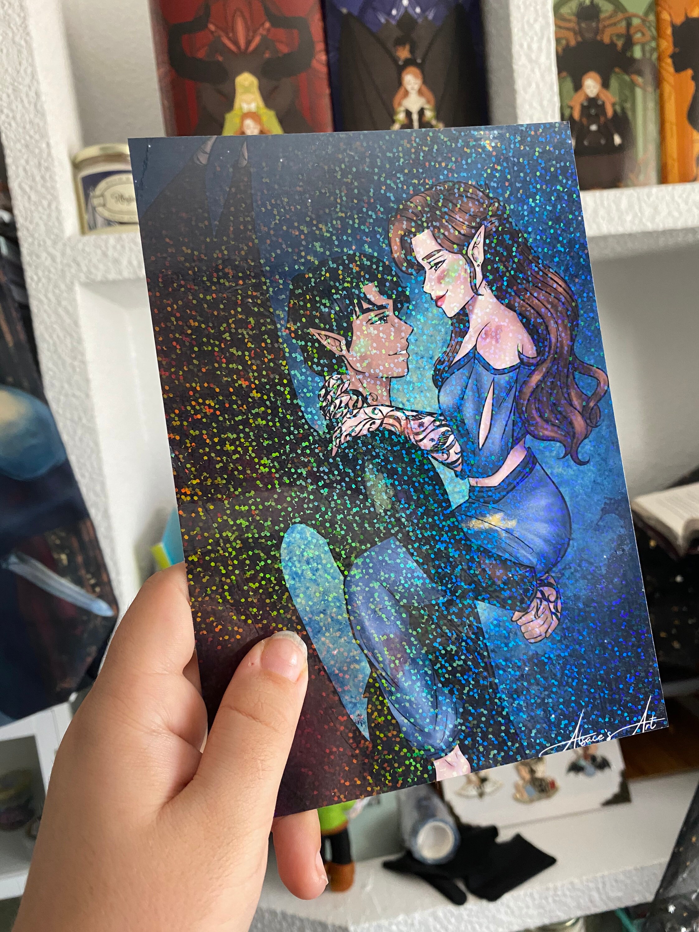 Custom Holographic Art Print. Etsy