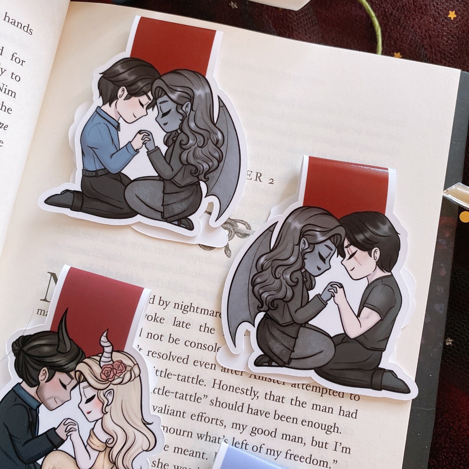 Crave Grace and Jaxon Bookmarks. Etsy UK