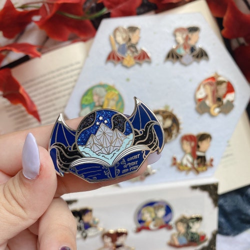 A Court of Thorns and Roses Enamel Pin Collection - Etsy UK