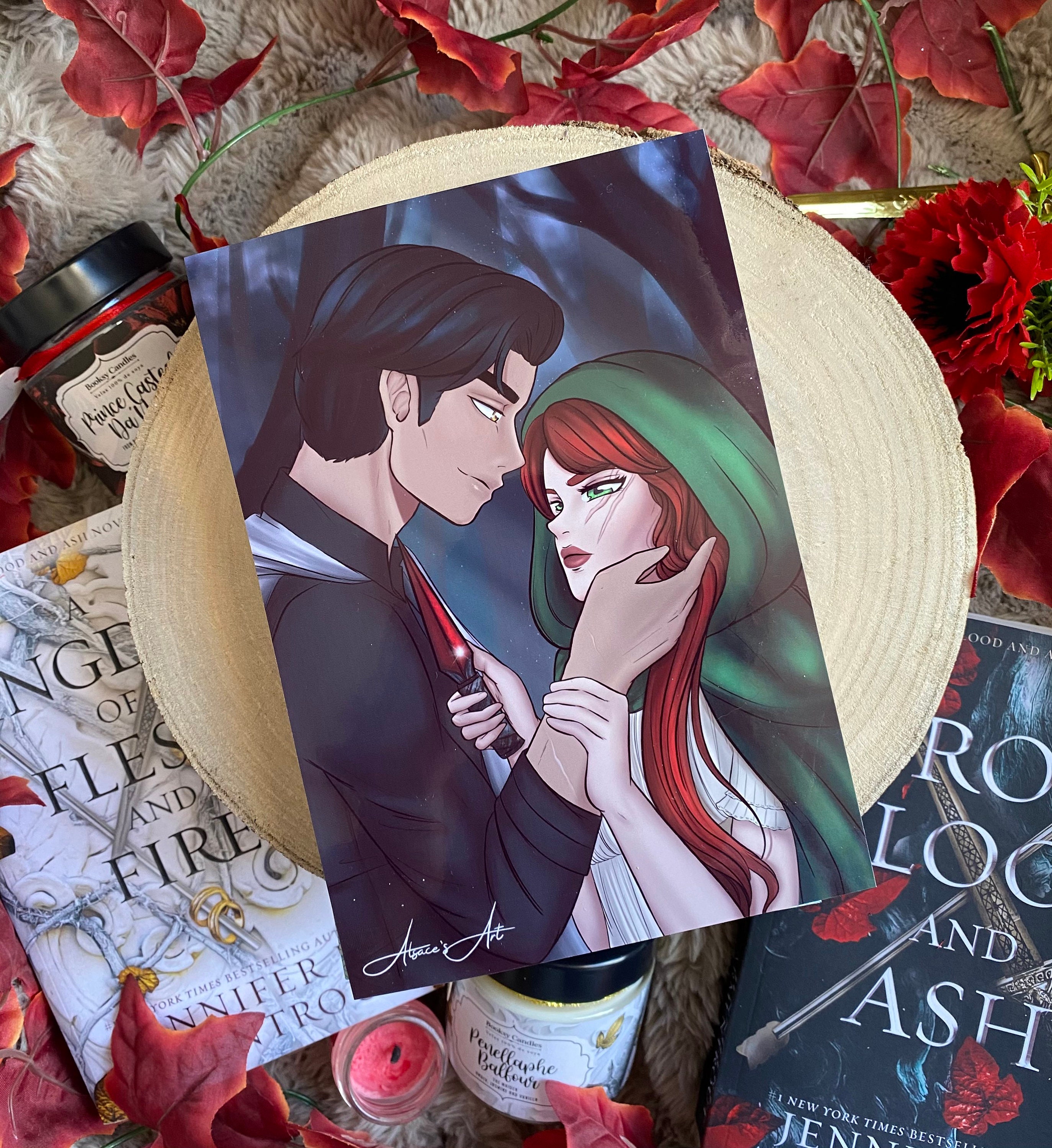 From blood and ash Poppy and Hawke Art Print. Etsy