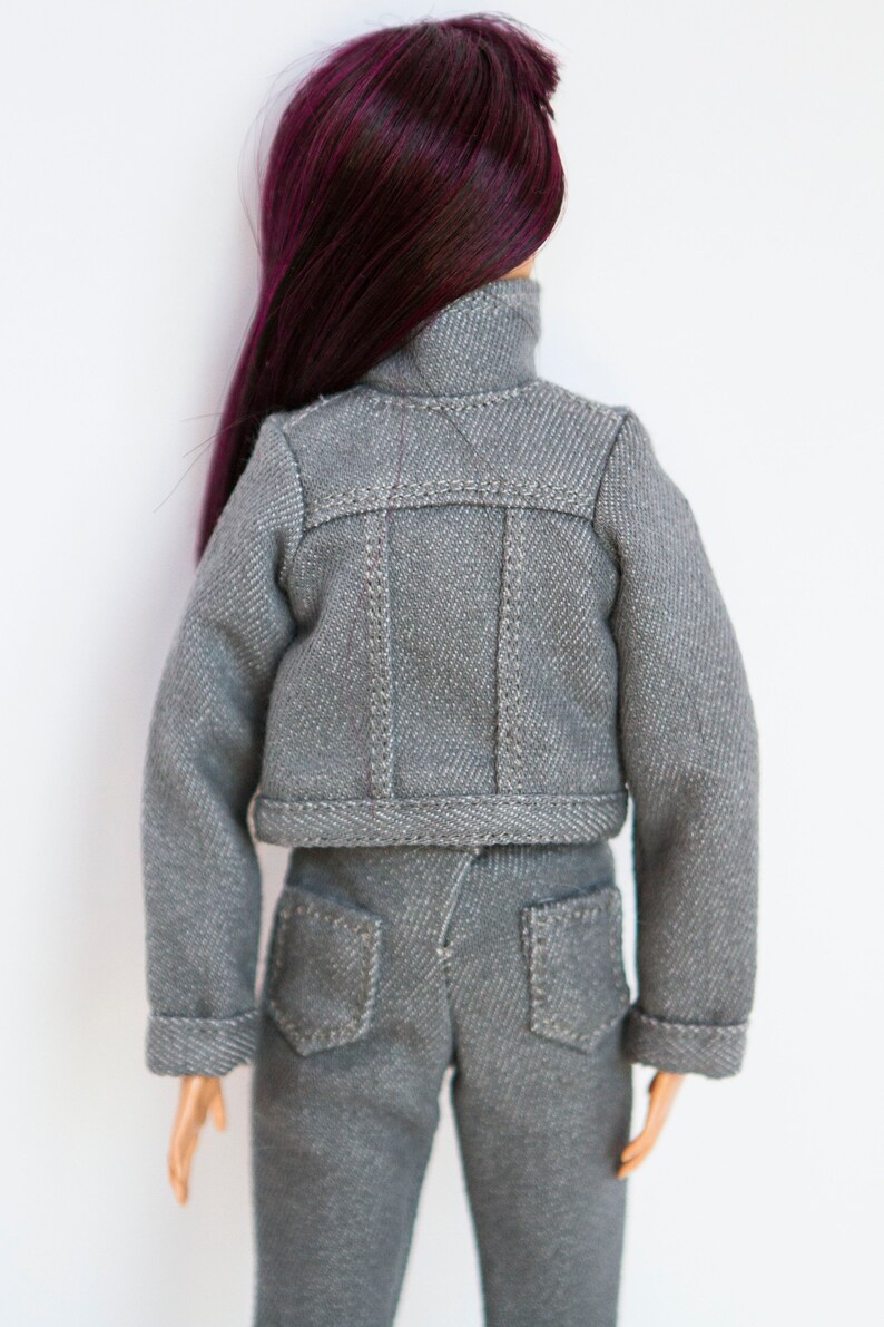 Barbie clothes. jeans and jacket for barbie doll Etsy