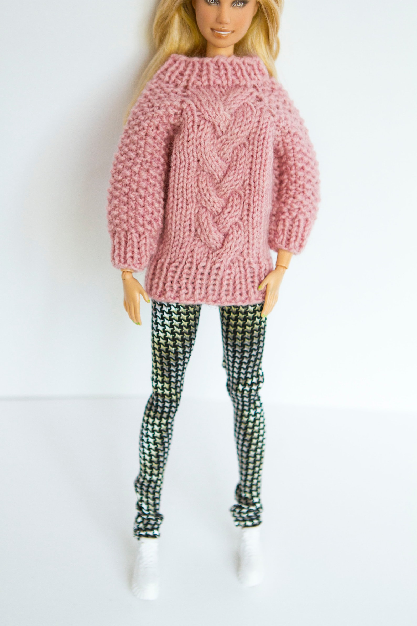 Barbie clothes. knitted sweater for barbie doll Etsy