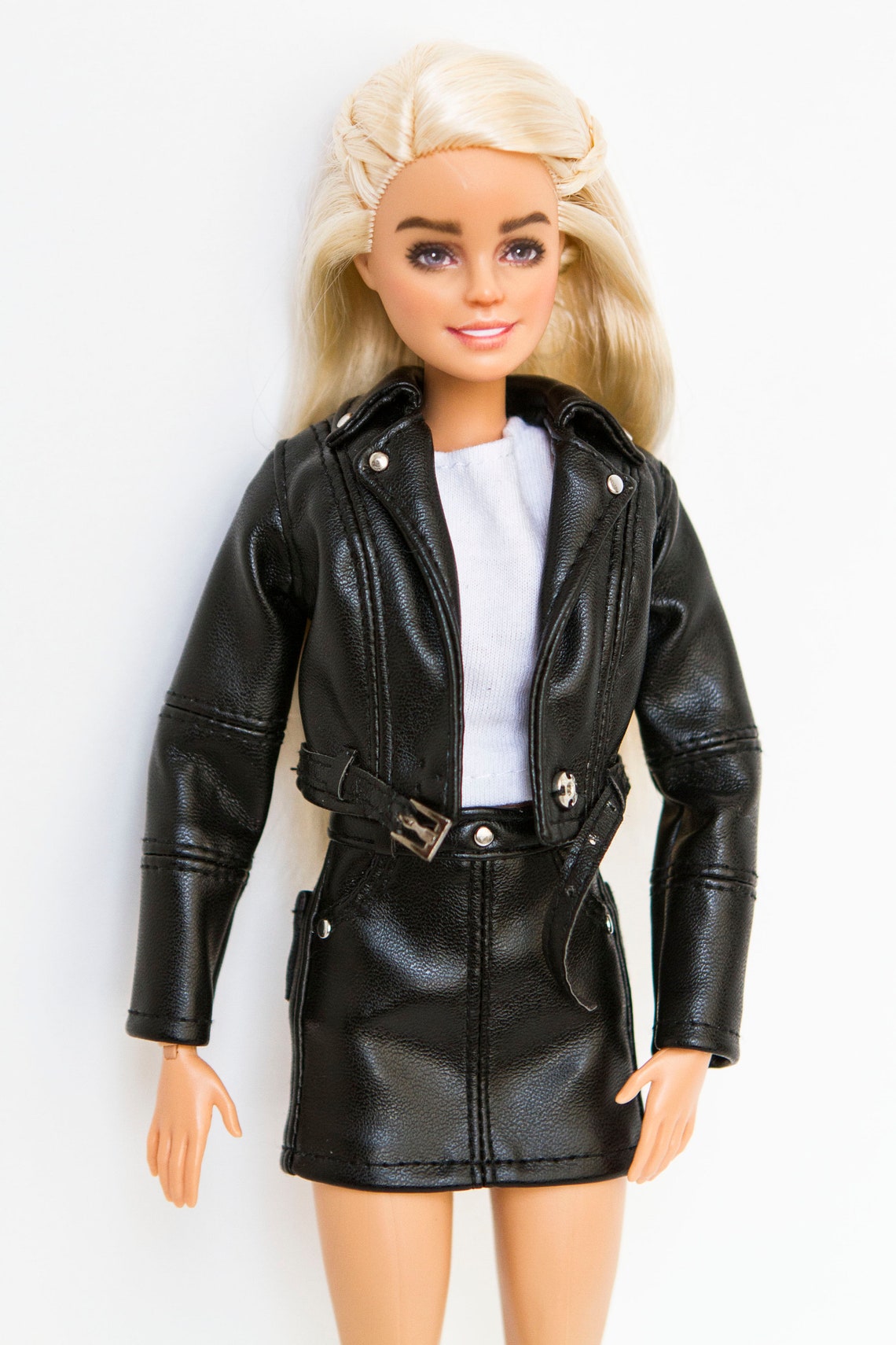 barbie leather dress