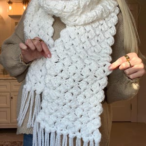 Crochet Scarf Pattern- Up to Snow Good Scarf (Instant PDF Download)