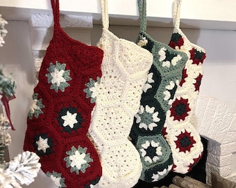 Crochet Stocking Pattern- Christmas Stocking (Instant PDF Download)