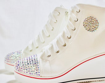 high wedge converse