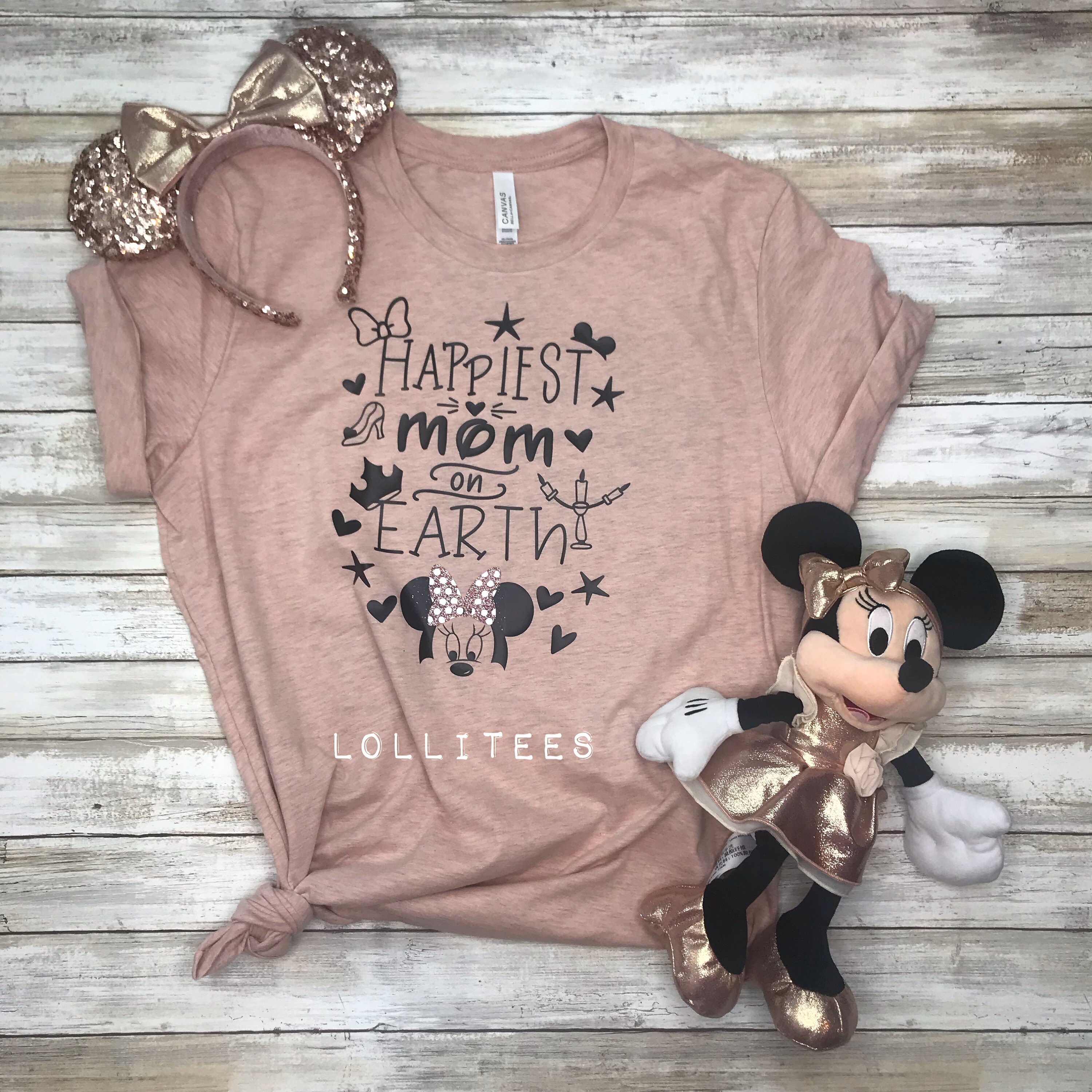 Happiest Mom on Earth, Minnie Mouse, Disney Mom Shirt, Custom Shirt, …