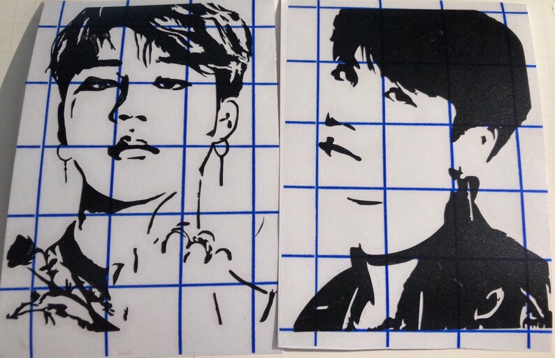 BTS Portrait Decals