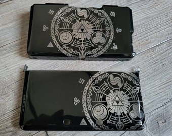 Protective case for old 3ds black laser engraving