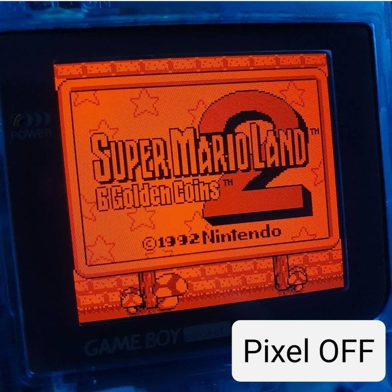 Konsole für Game Boy Pocket GBP IPS grün fluo Bild 6