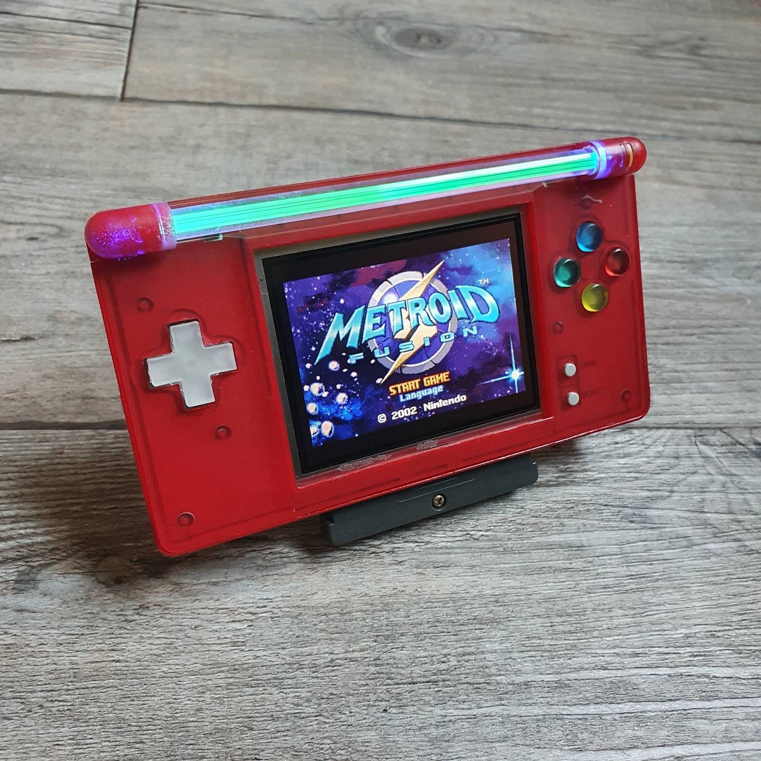 Nintendo Game Boy Advance NEON Macro DS GBA Gameboy Micro 