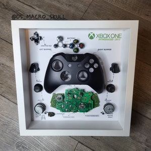 Shadowbox diorama for One controller wall decor game room joystick disassembly decoration gift disassembled shadow box