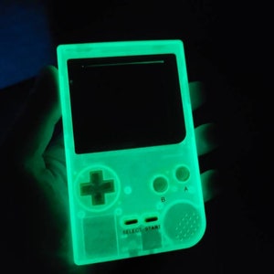 Konsole für Game Boy Pocket GBP IPS grün fluo Bild 5