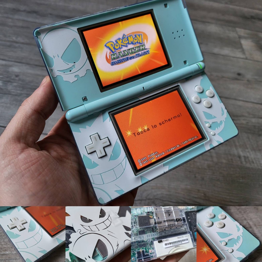 Nintendo DS Lite NDS Custom Pokemon Gengar Ndsl Etsy