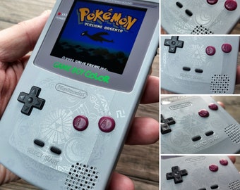 Konsole für Game Boy Color IPS v2 mit Lasergravur