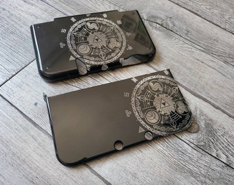 Protective case for New 3ds xl black laser engraved