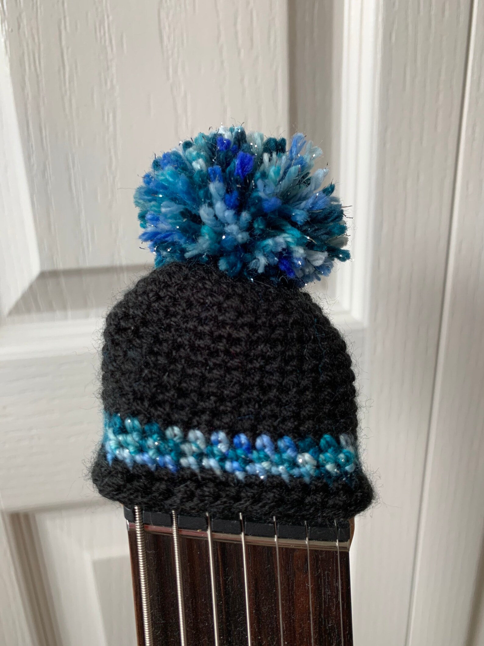 Black and dark ocean 7string hat Etsy