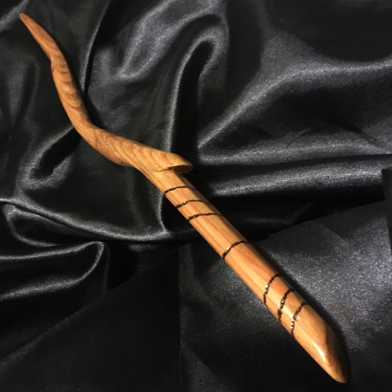 13 12 Oak Wood Hand Carved Wood Wand