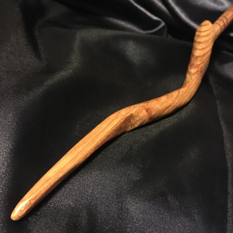 13 12 Oak Wood Hand Carved Wood Wand