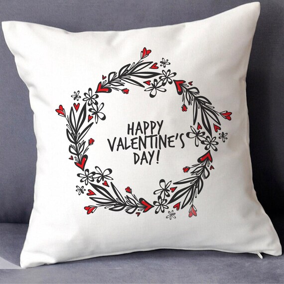 Valentines Day Throw Pillow Etsy