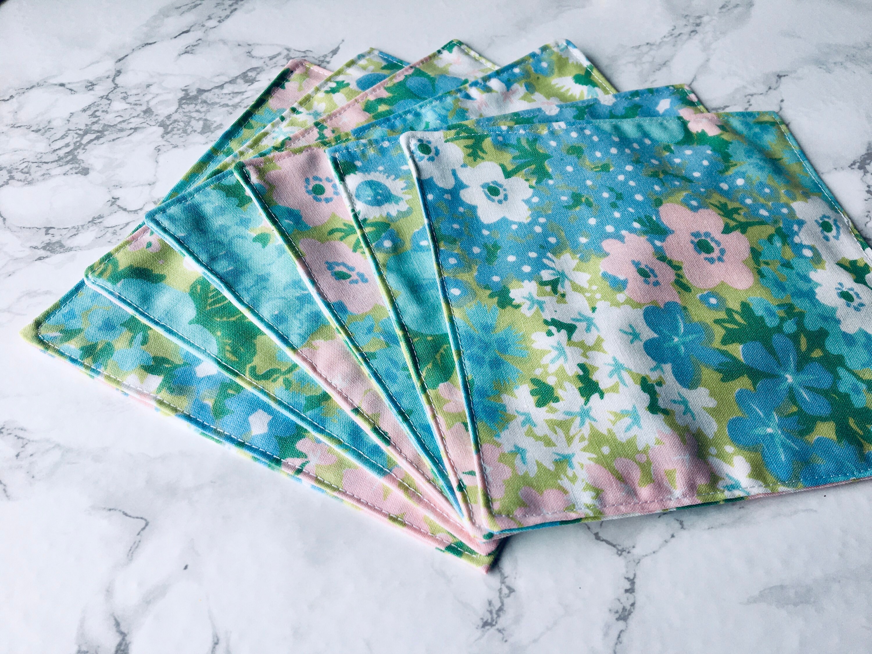 Cocktail Napkins Set Of 8, Linen Napkins, Cloth Napkins