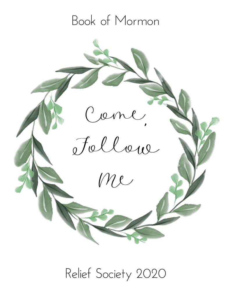 2020 LDS Relief Society Theme Binder Cover Printable Come Etsy