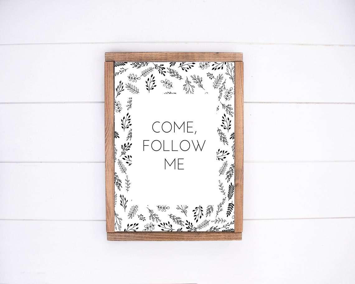 2020 Theme Printable Come, Follow Me Home Generic LDS Binder Cover - Etsy