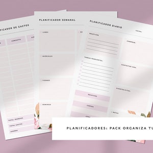 Planners to print: plan your routine pack image 1