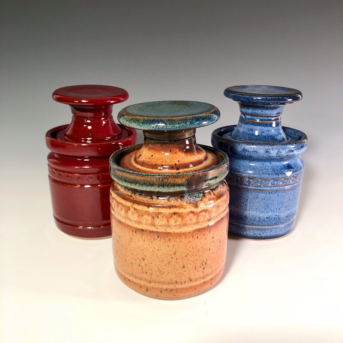 Pottery Butter Dishfrench Butter Keeper Ceramic Butter Dish Etsy