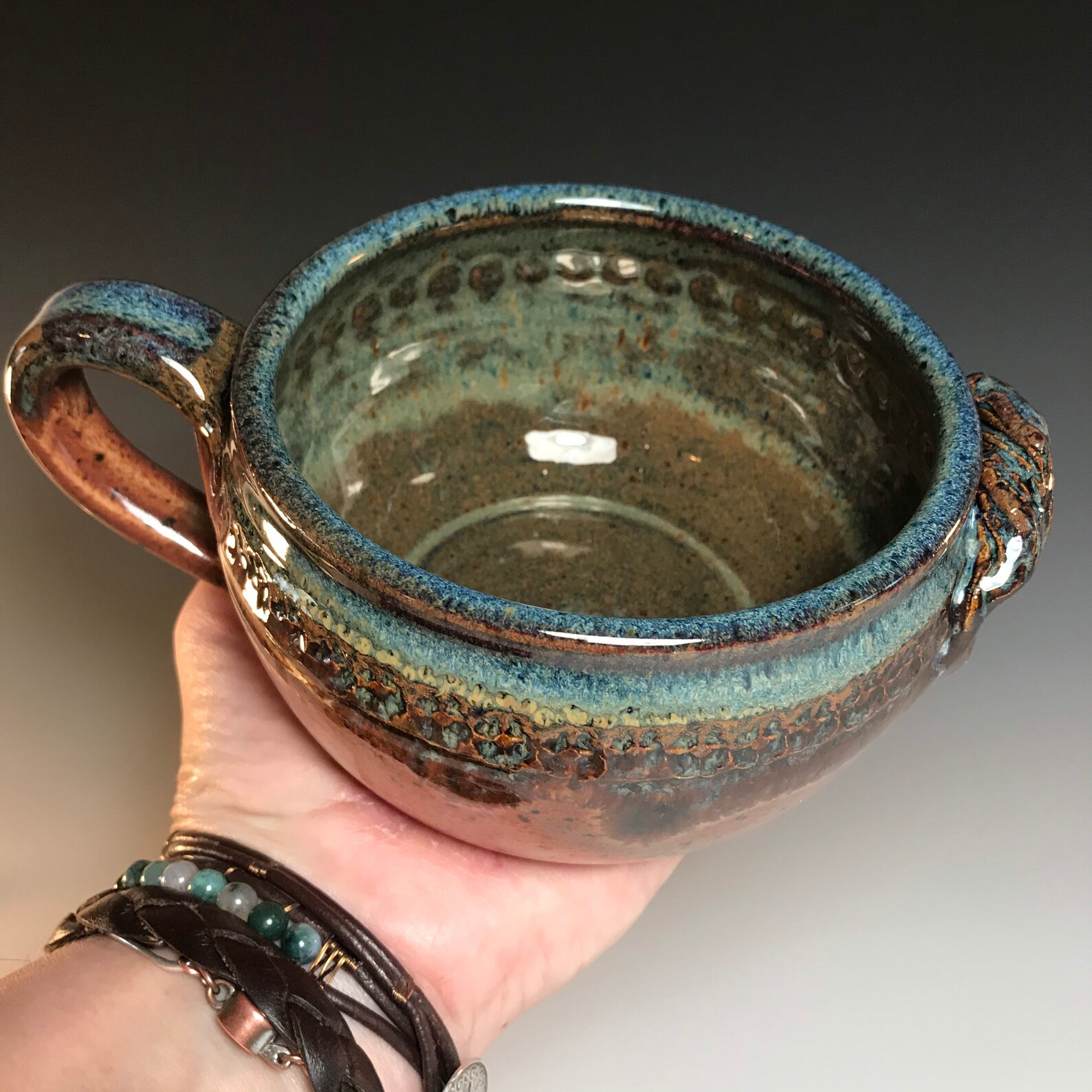 Soup Mugsoup Mug With Handle Soup Mug Pottery Soup Mug 16 Etsy