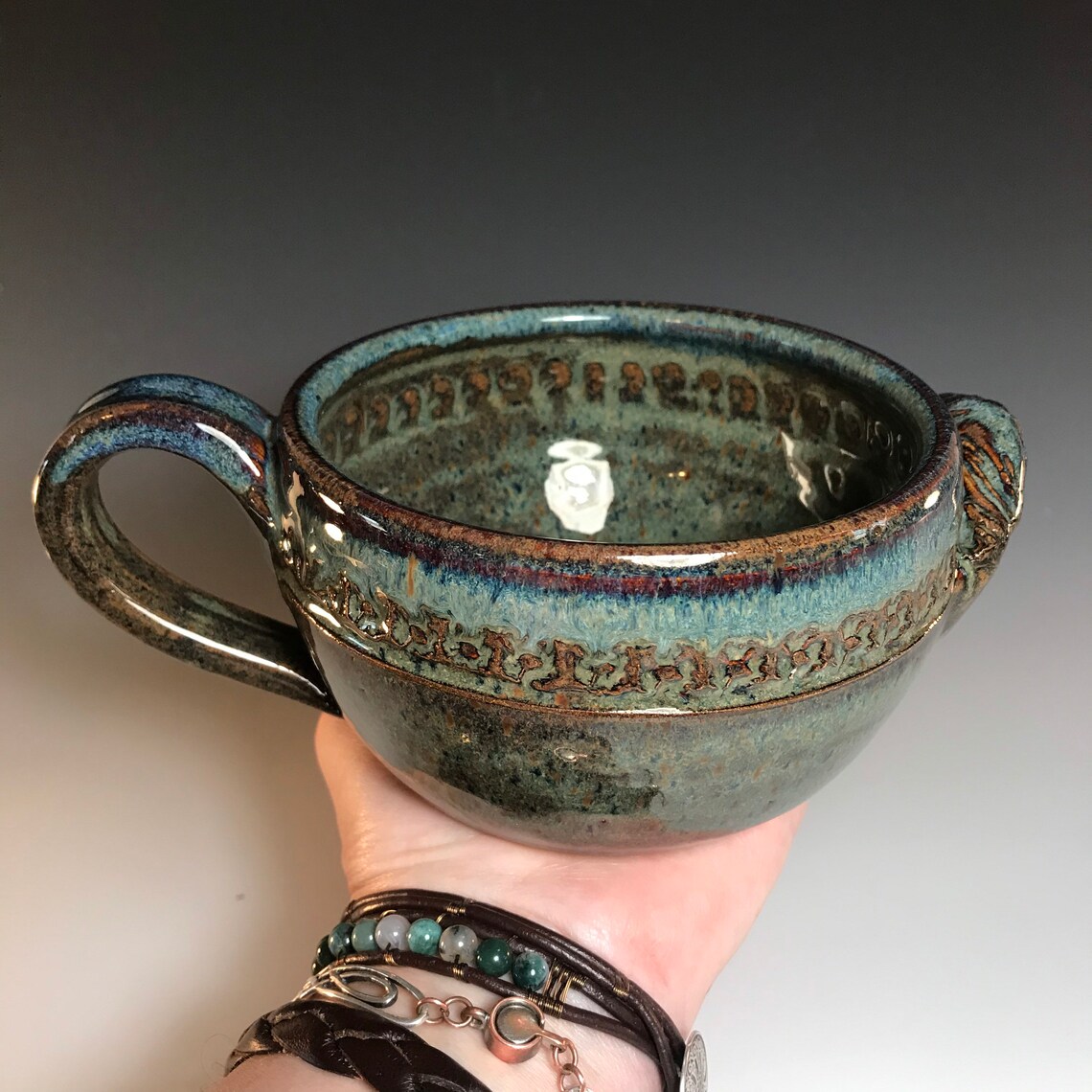 Soup MugSoup Mug with Handle Soup Mug Pottery Soup Mug 16 Etsy Italia